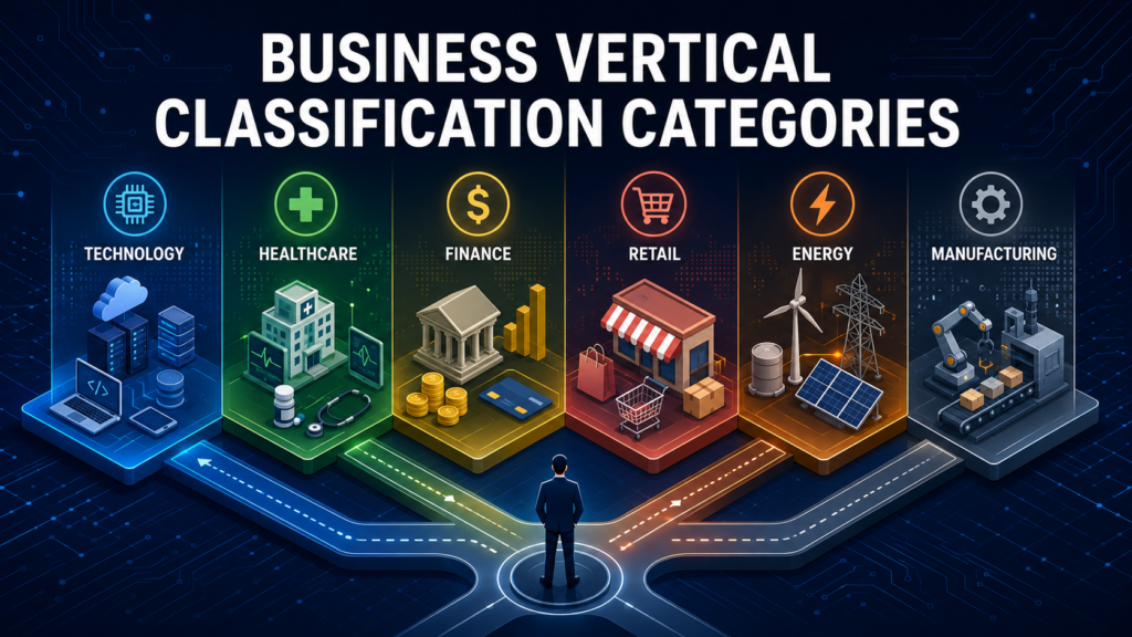 Business Vertical Classification Categories
