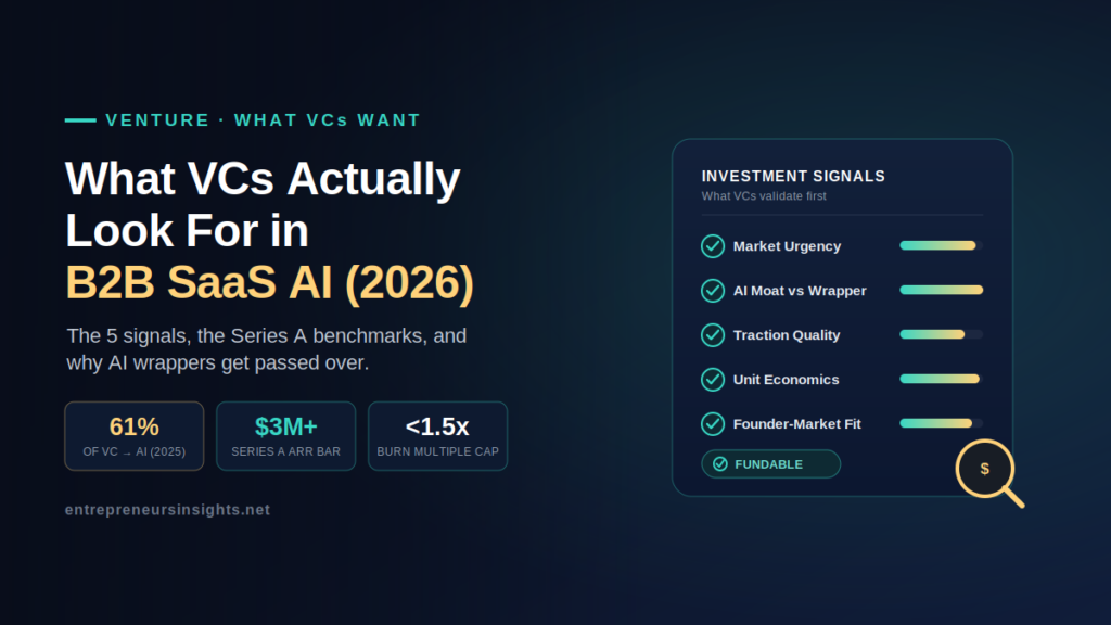 B2B SaaS AI Startup Investment Criteria